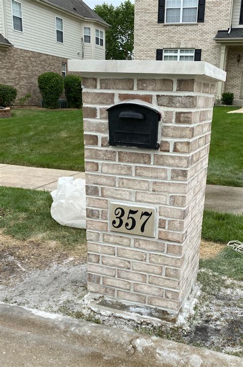 get a metal mailbox out of concrete block enclosure|masonry mailbox replacement.